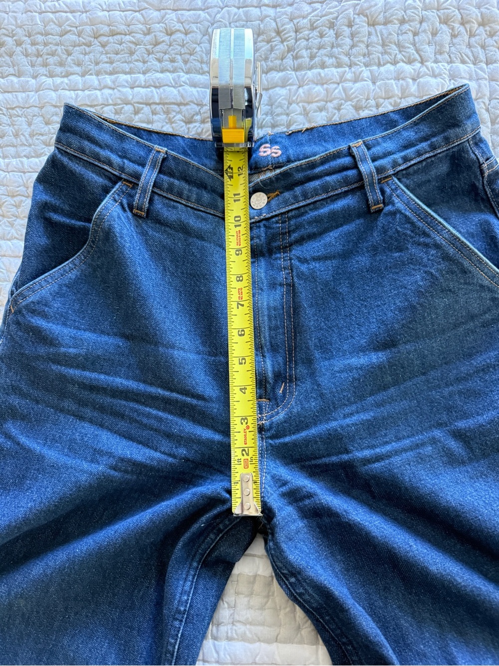MOTHER “Snacks” Wide-Leg, High-Rise Jeans, Size 28 - Picture 5 of 8